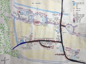 The GPDP Map for Langhabhata Prepared by People and Uploaded in Portal